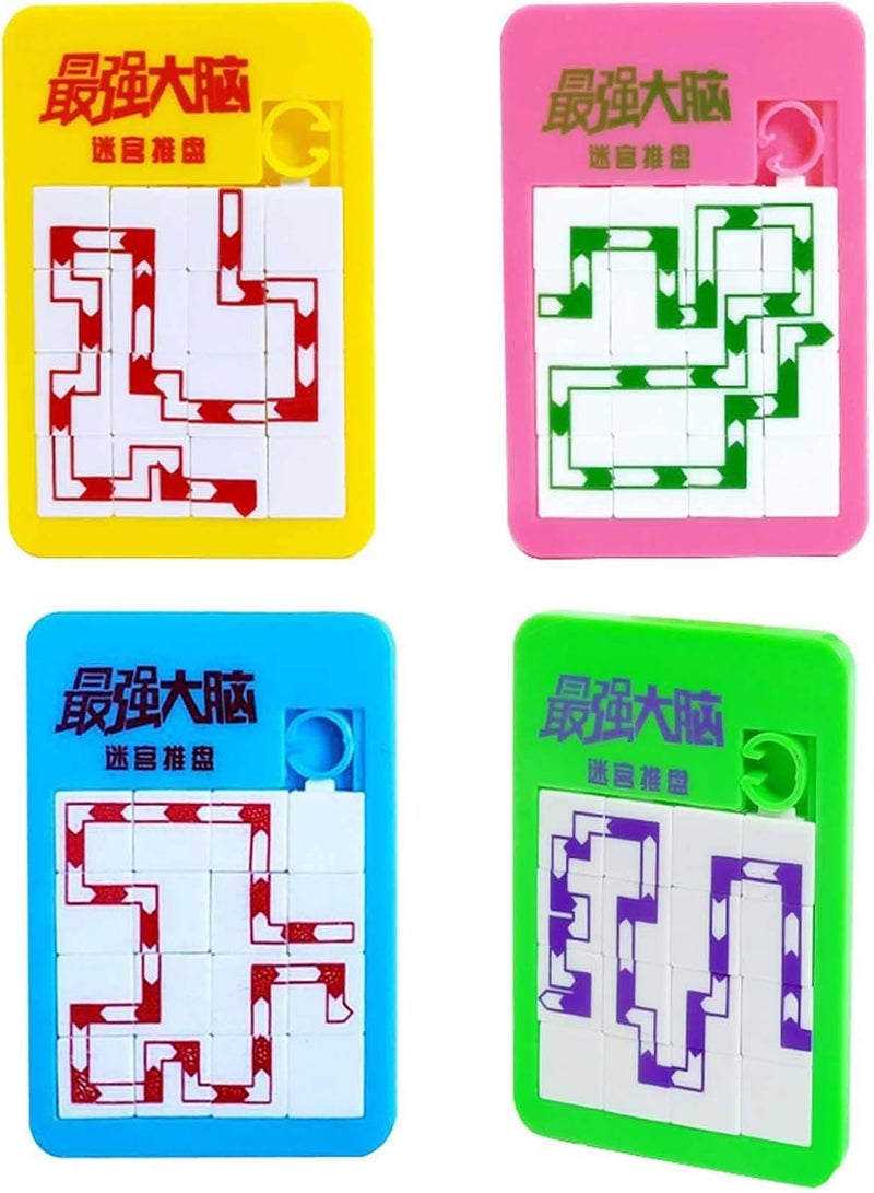GGOOT Slide Game Puzzle,Pocket-Sized 16 Klotski Puzzle For Brainstorm - Pocket-Sized Klotski Puzzle Slide Number Puzzle Brain Training Jigsaw Intelligence Toy For Teacher Awards - Image 5
