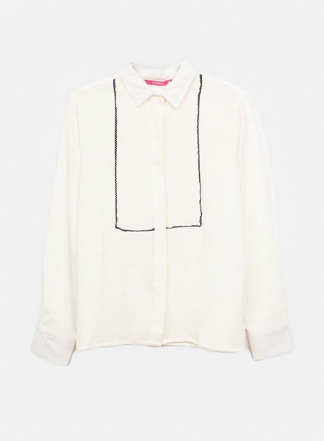 Carina Stitched Front Panel Shirt - Image 5
