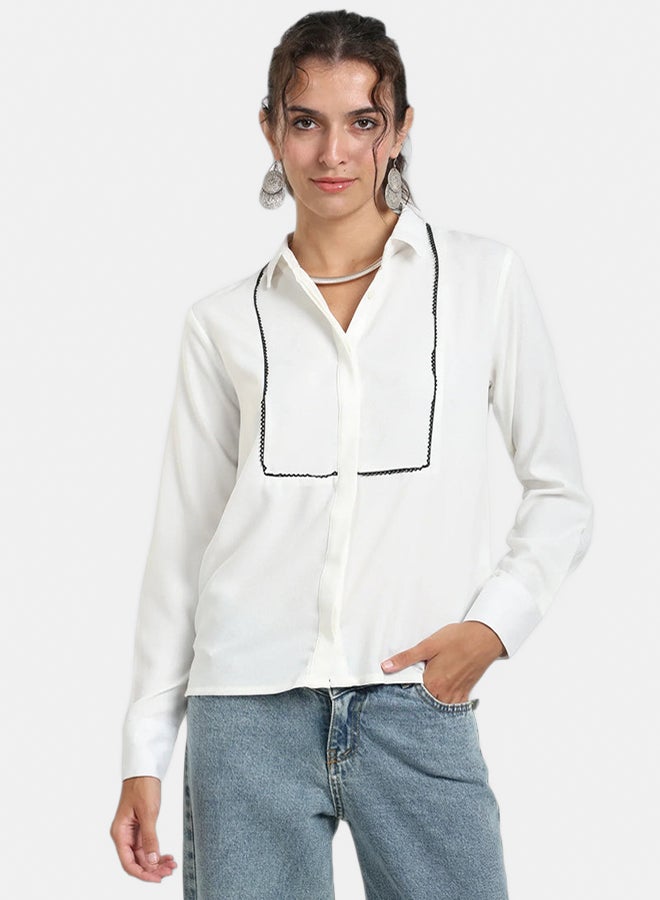 Carina Stitched Front Panel Shirt - Image 1