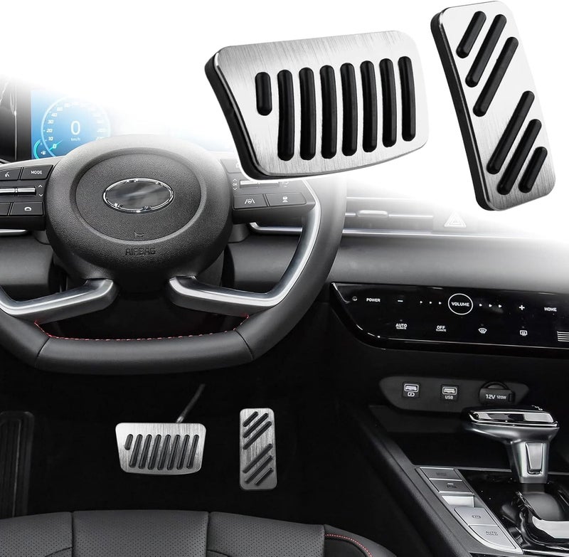 ANFOKAS Sporty Anti-Slip Pedal Covers for Hyundai and Kia - Image 1