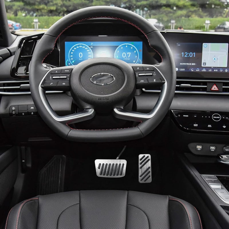 ANFOKAS Sporty Anti-Slip Pedal Covers for Hyundai and Kia - Image 3