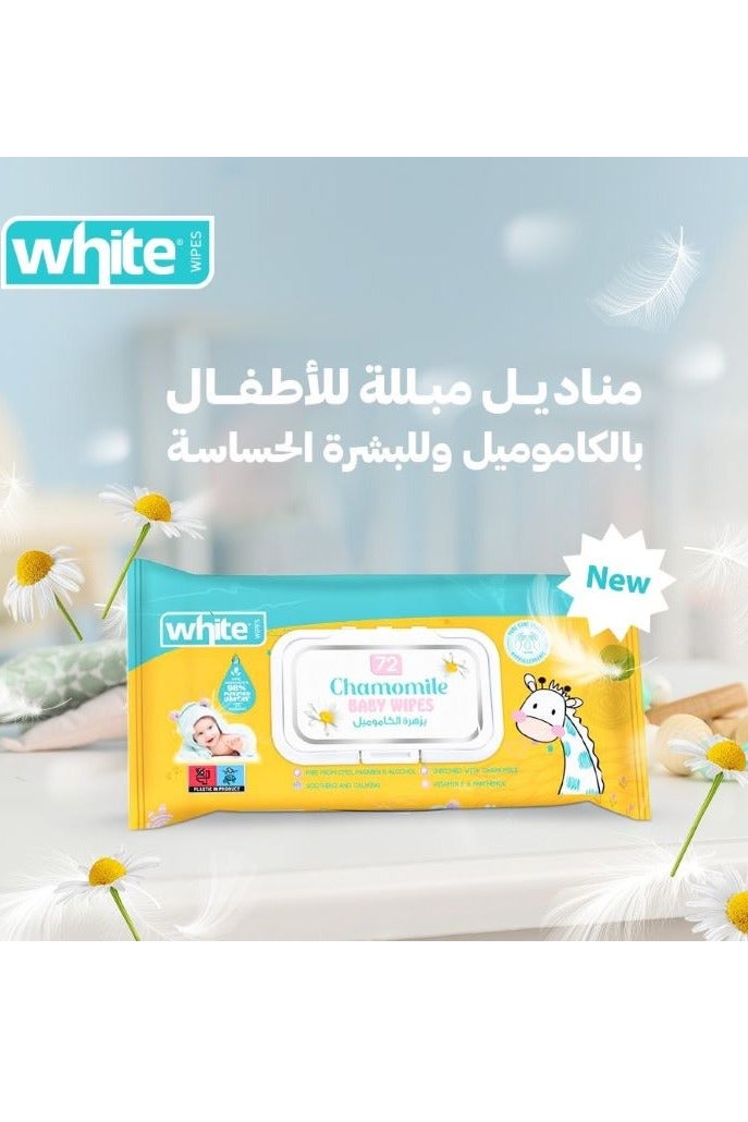 White Chamomile baby wipes