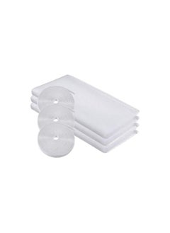 3Pcs Window Screen Net Mosquito Fly Mesh Net Window Screen Mesh Insect Netting with 3 Rolls Self Adhesive Tapes 2m*1.5m