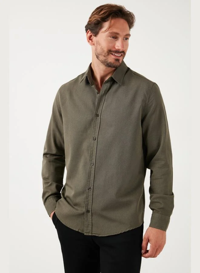 Buratti  Buratti Stretch Cotton Regular Fit Shirt Men's SHIRT CF25W128861 for Men | Best Price UAE