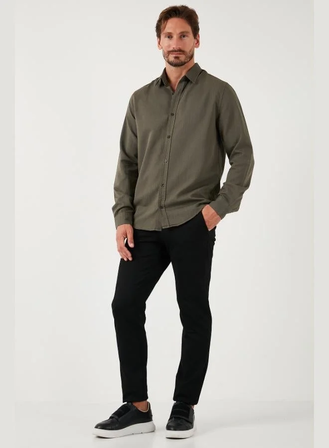 Buratti  Buratti Stretch Cotton Regular Fit Shirt Men's SHIRT CF25W128861 for Men | Best Price UAE