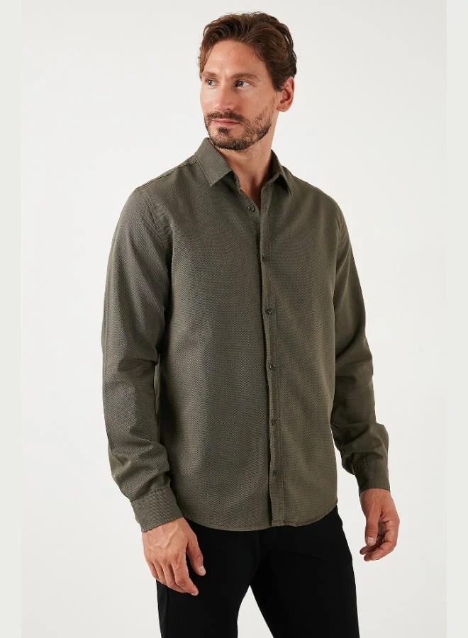 Buratti Stretch Cotton Regular Fit Shirt Men's SHIRT CF25W128861