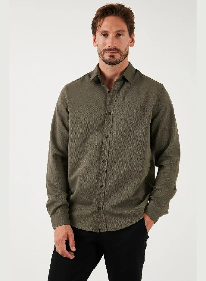 Buratti  Buratti Stretch Cotton Regular Fit Shirt Men's SHIRT CF25W128861 for Men | Best Price UAE