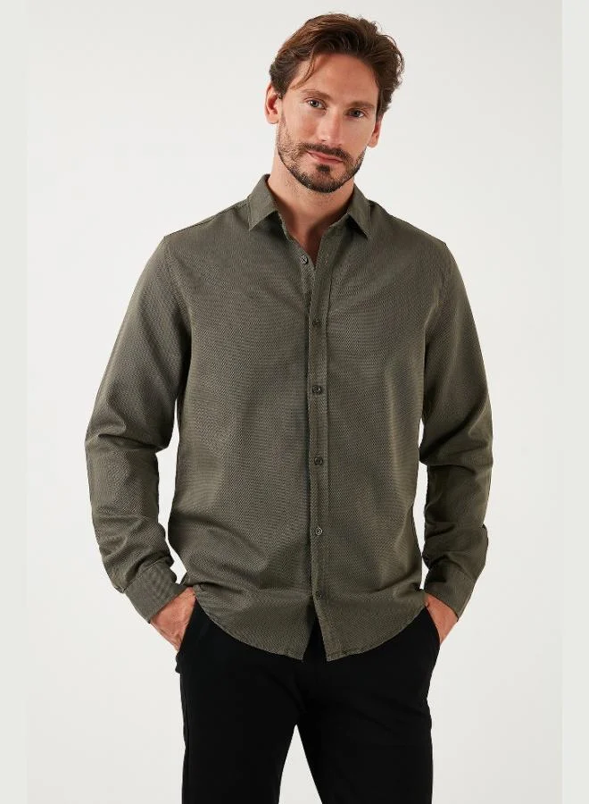 Buratti  Buratti Stretch Cotton Regular Fit Shirt Men's SHIRT CF25W128861 for Men | Best Price UAE