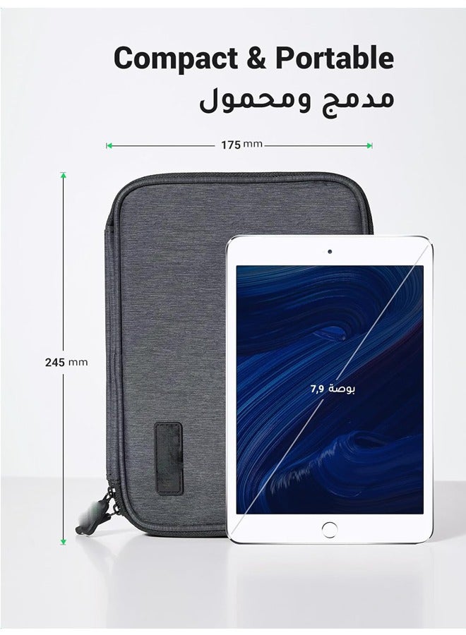General Electronic Organizer, Double Layer Travel Gadget Bag compatible for USB Cable, SD Card, Hard Drive, Power Bank, Digital Camera, iPad Mini/Nintendo Swith Console  - Image 2