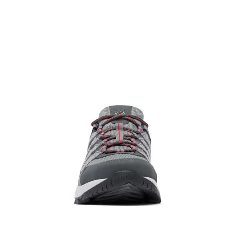 Columbia Men's Strata Trail Low, Titanium Grey Steel/Mountain Red, 9.5 - Image 3