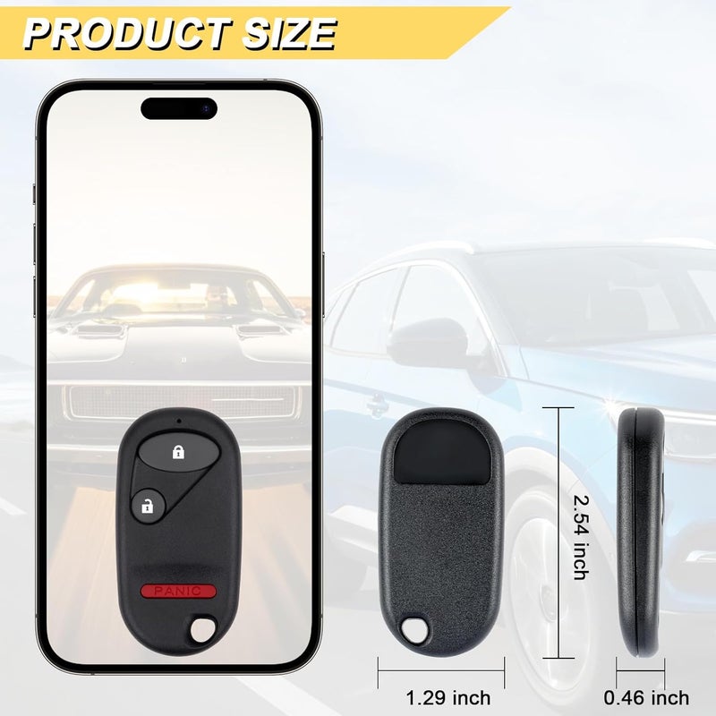 Vurkcy Keyless Entry Remote Car Key Fob for Honda Pilot and Civic - Image 4