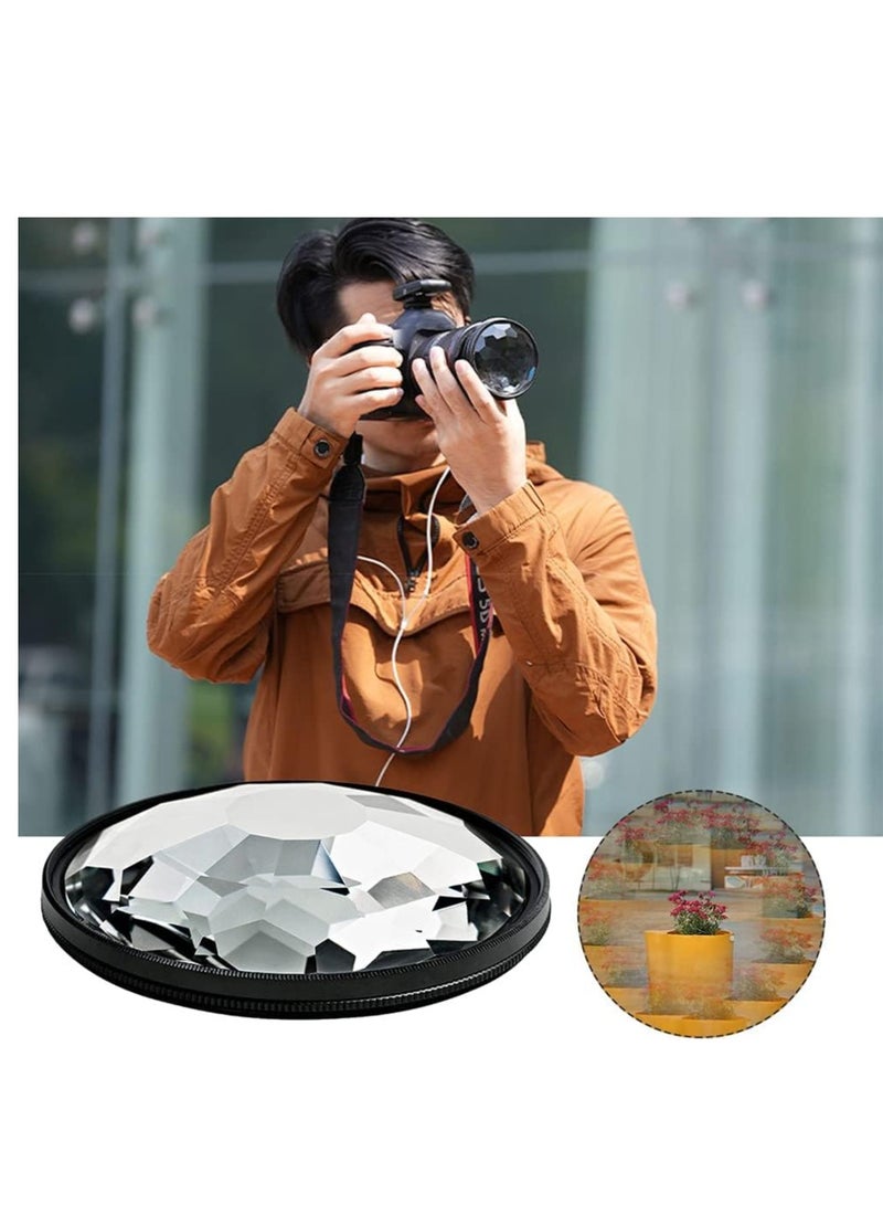 77mm Crystal Clear Lens Filter Essential for Stunning SLR Photography Capture Gorgeous Images with Kaleidoscope Effect - Image 2