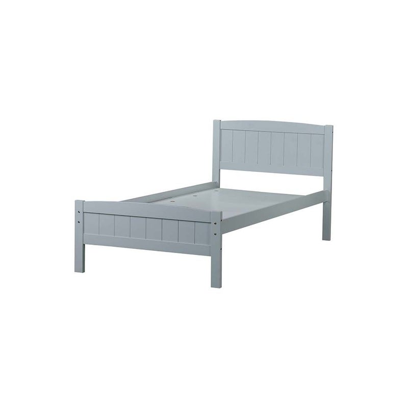 DANUBE HOME Derby Haven V2 90x200 Solid Wood Single Bed | Modern Design Wooden Young Bed Frame Furniture | Comfortable Bed (Mattress Not Included) - Grey - Image 4