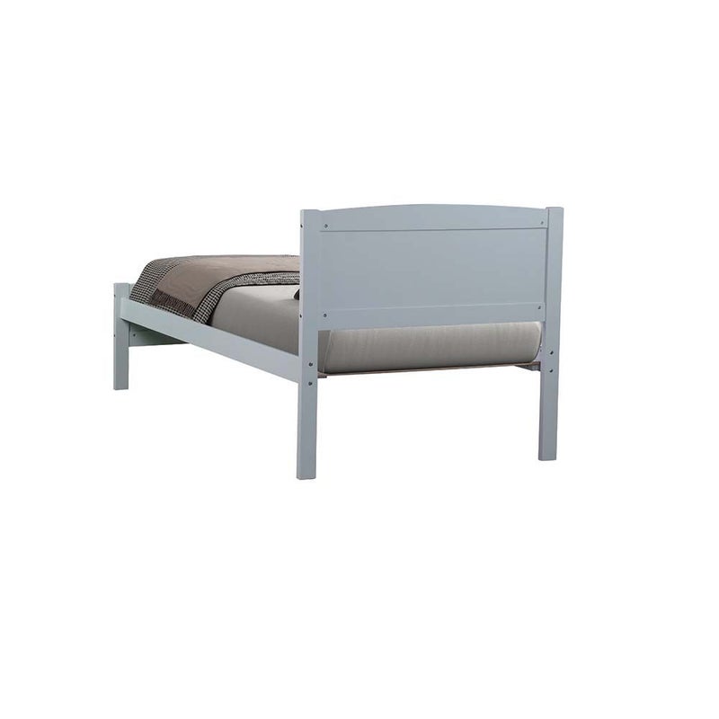 DANUBE HOME Derby Haven V2 90x200 Solid Wood Single Bed | Modern Design Wooden Young Bed Frame Furniture | Comfortable Bed (Mattress Not Included) - Grey - Image 3
