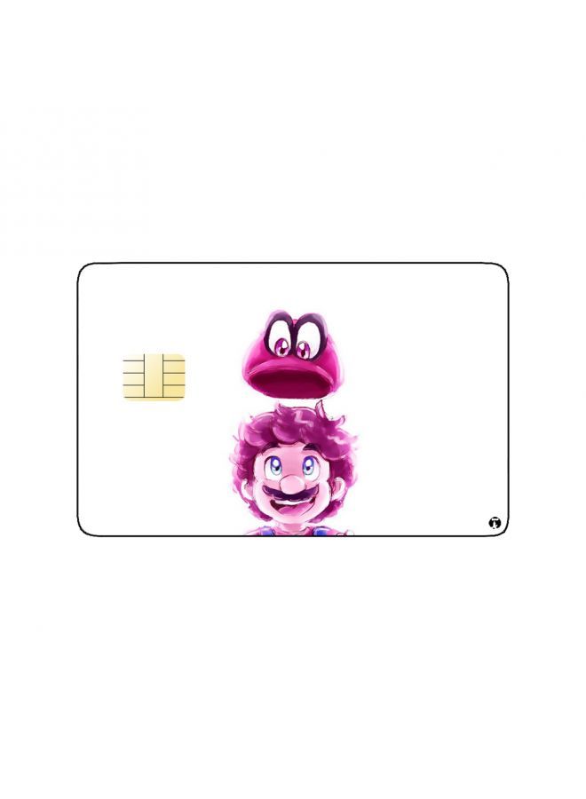 RKN PRINTED BANK CARD STICKER Super Mario Video Game - Image 2