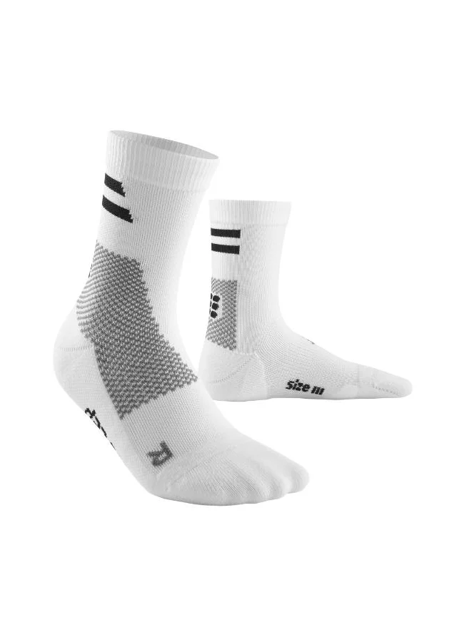 CEP CEP - Training Compression Socks Mid Cut White Unisex