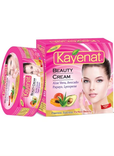 Beauty Cream With Aloe Vera And Avocado And Papaya And Lycopene