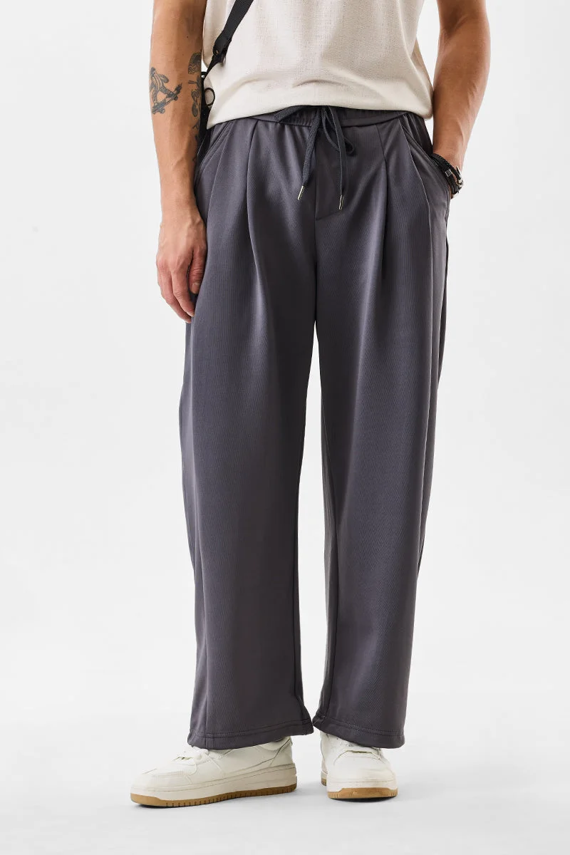 SNITCH بنطلون كوري بقصة مريحة ومرنة