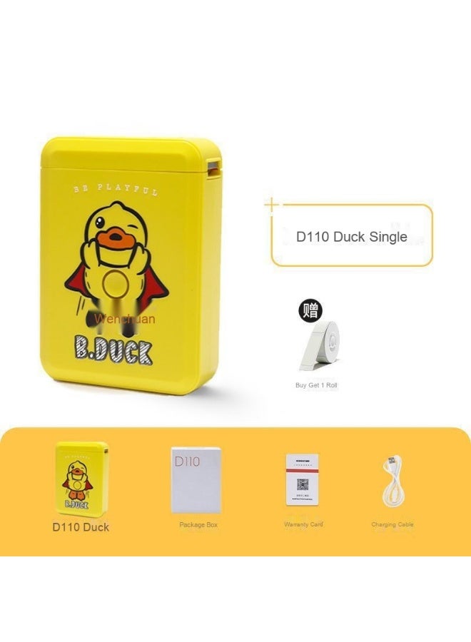 D110 Mini Portable Bluetooth Label Printer