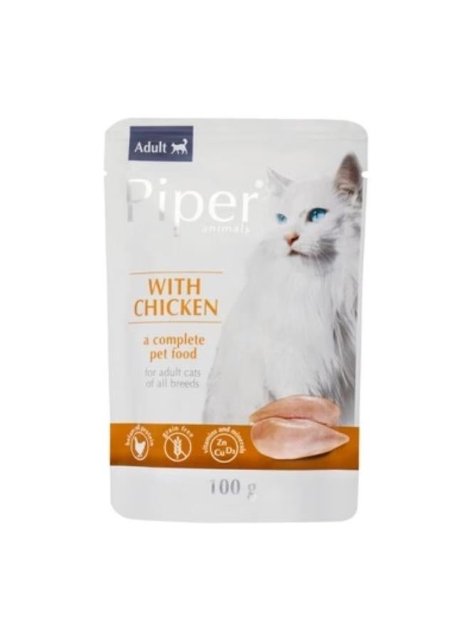 Piper Cat Adult Chicken 100g