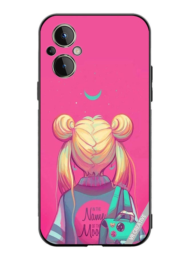 VR CREATIVE Protective Case Cover For OnePlus Nord N20 5G In The Name Of The Moon Design Multicolour - Image 1