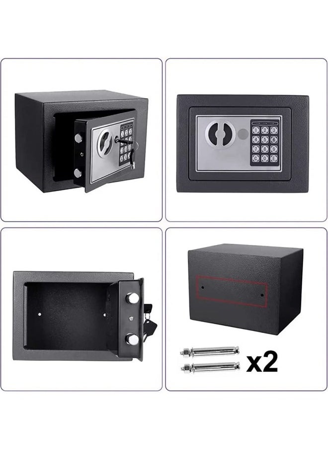 Generic Small Safe Digital Security Locker with Keypad for Jewelry Money Valuables Good for Home Office Travel  - Image 3