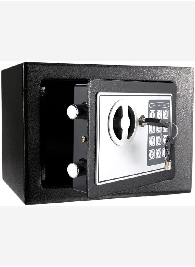 Generic Small Safe Digital Security Locker with Keypad for Jewelry Money Valuables Good for Home Office Travel  - Image 1