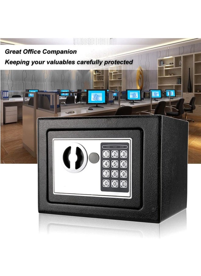 Generic Small Safe Digital Security Locker with Keypad for Jewelry Money Valuables Good for Home Office Travel  - Image 2