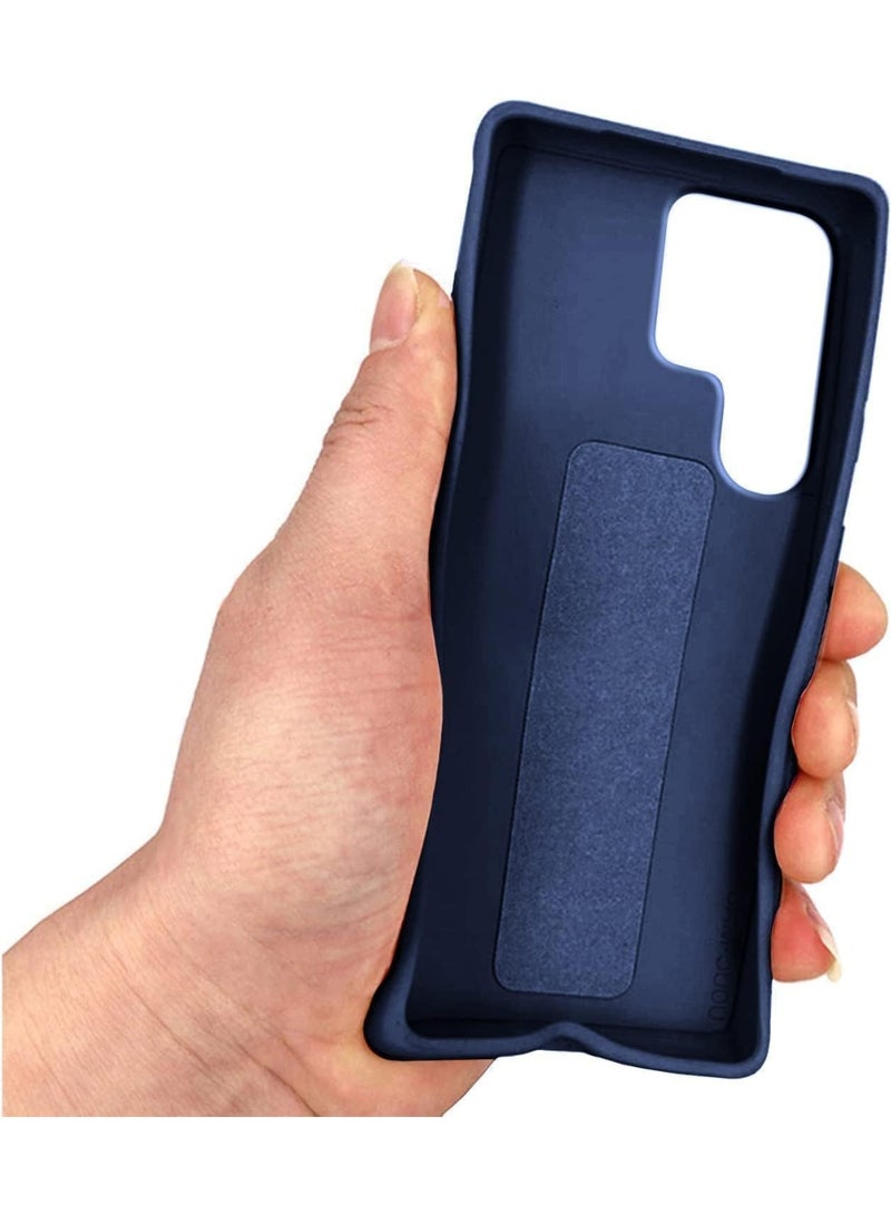 Muzz Samsung Galaxy S25 Case, Multi Stand Cover with Magnet Holder, Hand Strap Grip, Vertical and Horizontal Stand (Blue, Samsung Galaxy S25) - Image 3