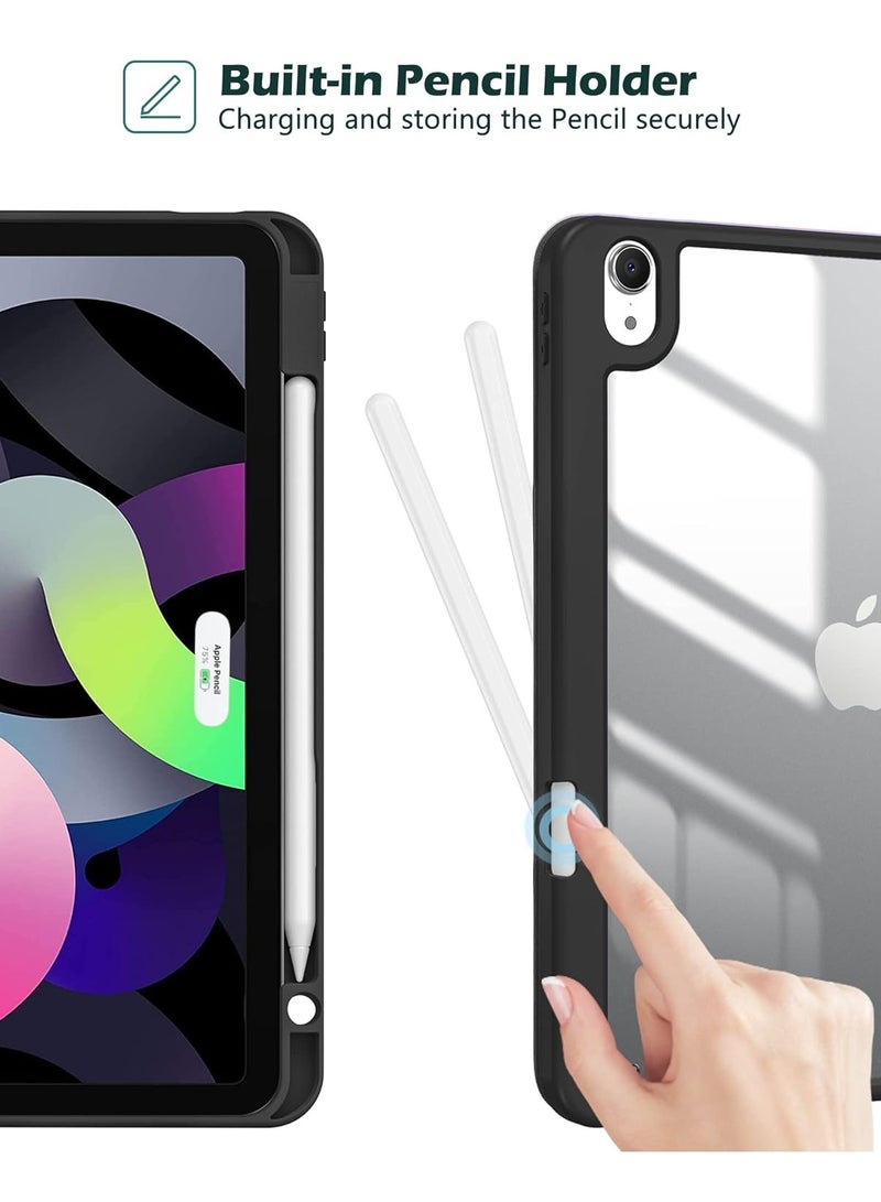 Procases iPad Air 11 2024 M2  Air 5th 4th Gen Case with Pencil Holder Black - Image 5