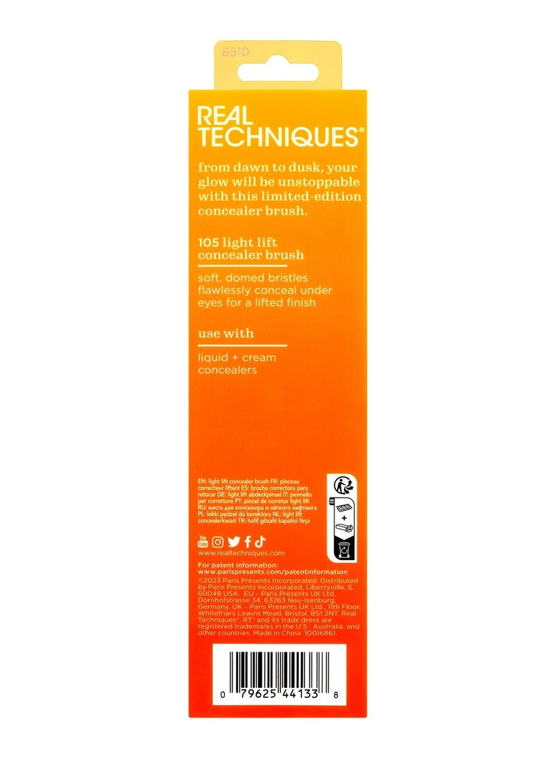 REAL TECHNIQUES Solar Power Light Lift Concealer Brush 1 Count Multicolor - Image 4