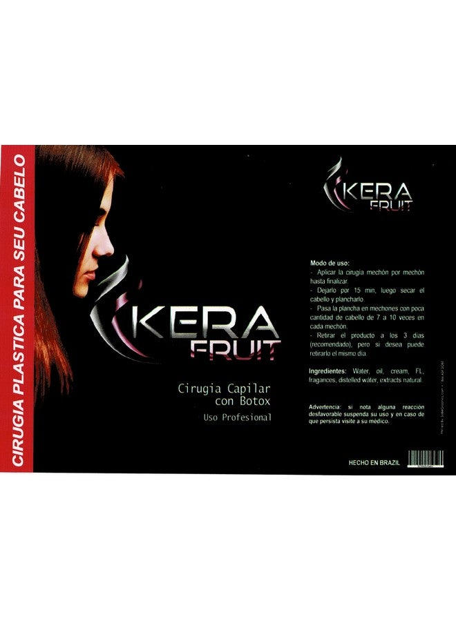 KERA FRUIT Cirugia Capilar Kerafruit 32 Oz + Shampoo Nueva Presentacion Deja Brillante El Cabello - Image 5