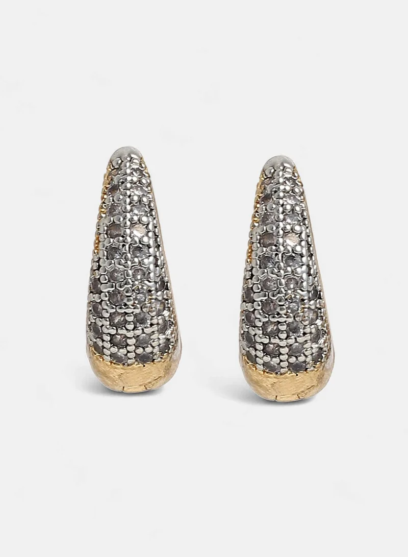 SOHI Contemporary Artificial Hoop Earring Jewellery