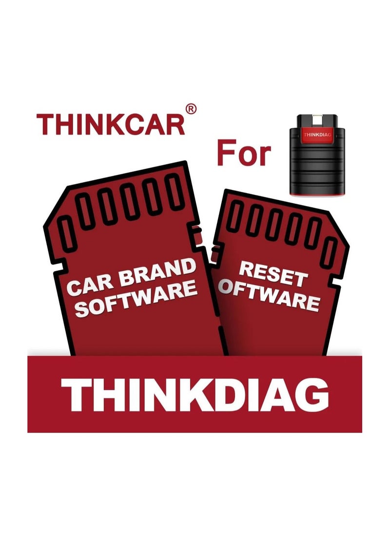 THINKCAR - Software Activation For Thinkdiag OBD2 Car Computer Scanner TkD01, 1 Year All Reset Service and All Brands. Only Software Activation No Device and Other Accessories - Image 1