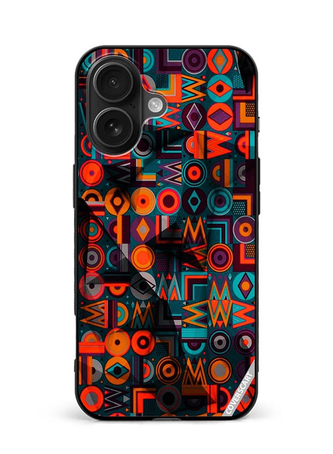 COVERSCART Protective Case Cover For Apple iPhone 16 Plus Patterns Design Multicolour