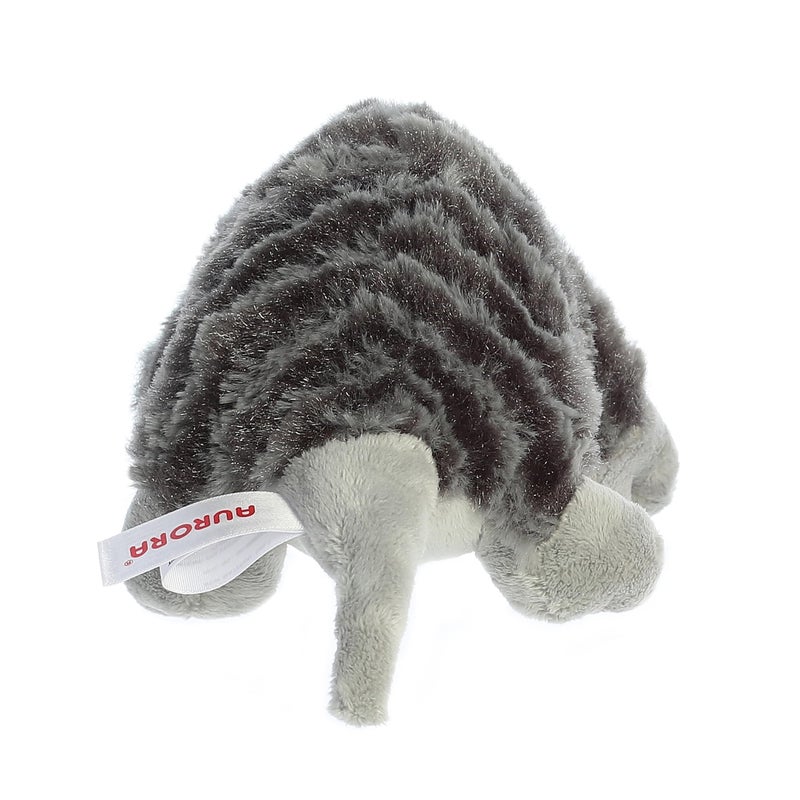 AuroraÂ® Adorable Mini Flopsieâ„¢ Armadillo Stuffed Animal - Mini Companions Ready for Playful Adventures - for Kids All Ages, Toddlers, Adults, and Families - Gray 8 Inches - Image 4