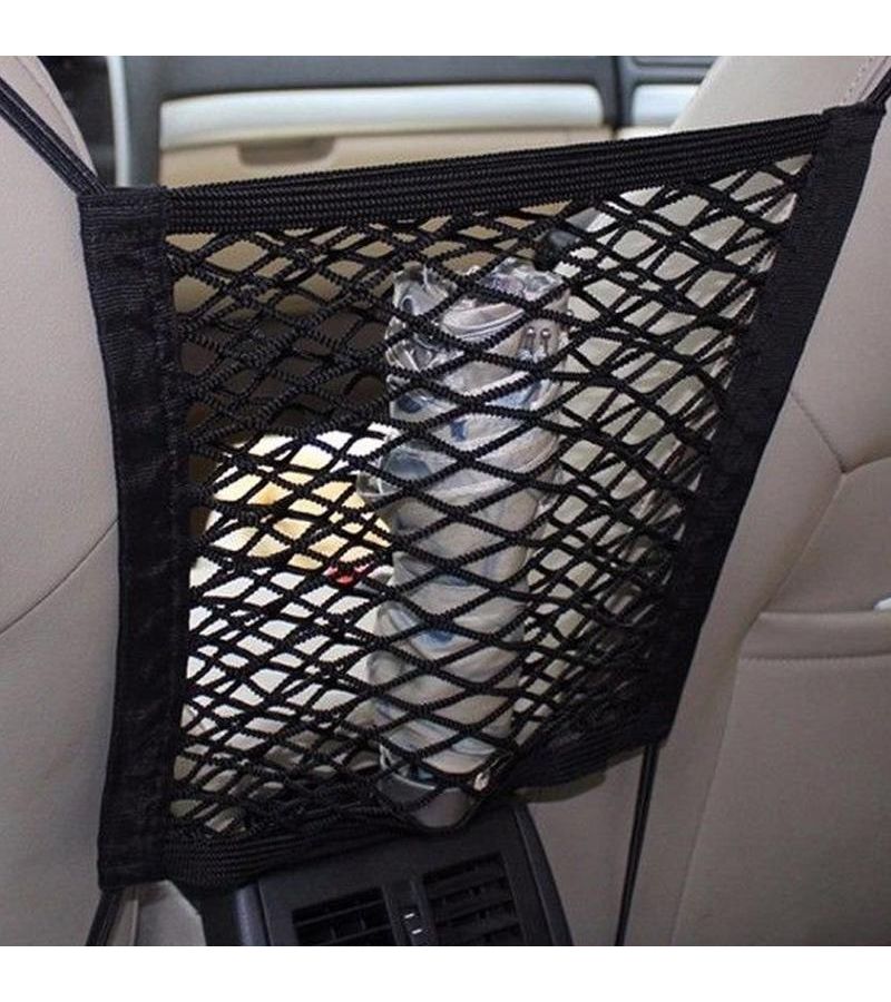 Black 360 Degree Motorcycle Cargo Net With 4 Adjustable Hooks High Elastic - Image 3