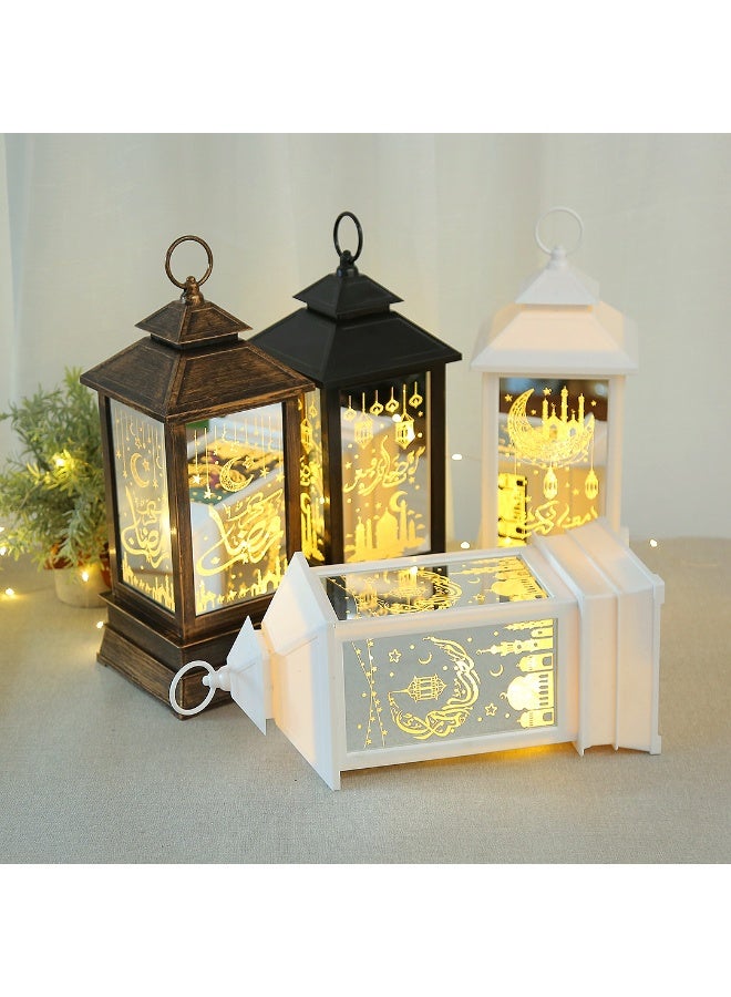 فوانيس رمضان، زينة أضواء رمضان، فوانيس بتصميم مجوف عتيق للزينة في أعياد رمضان وزينة طاولة العيد - Image 2