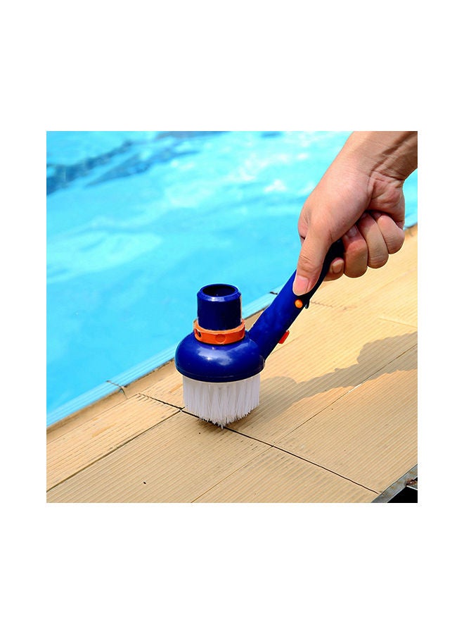 NIBEMINENT Swimming Pool Corner Steps Scrubbing Cleaning Brush Blue 17.5x8x8centimeter  - Image 2