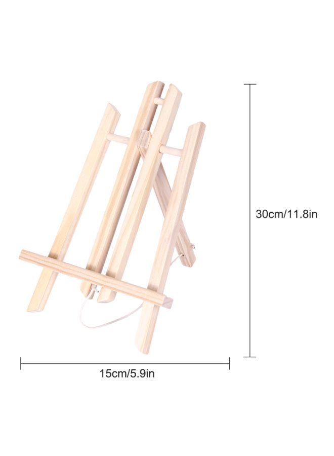 Loquat Portable Wooden Art Easel Stand Beige - Image 2