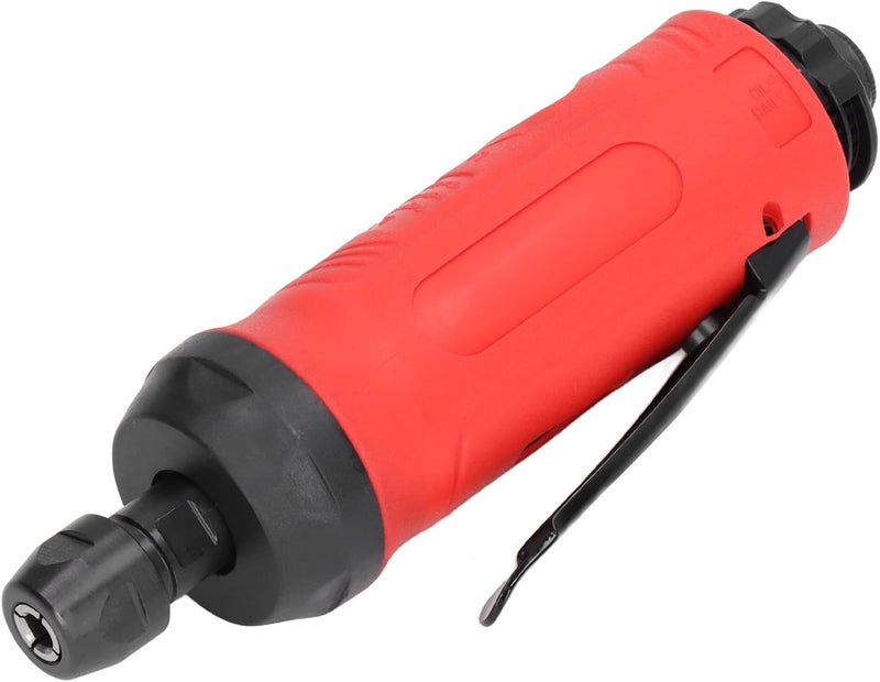 YDE 4975 Air Die Grinder, Straight Pneumatic Grinding Machine with 22000rpm High Speed, Zinc Alloy Body for Metal Polishing, Includes 1/4in and 1/8in Collet, Lightweight and - Image 2