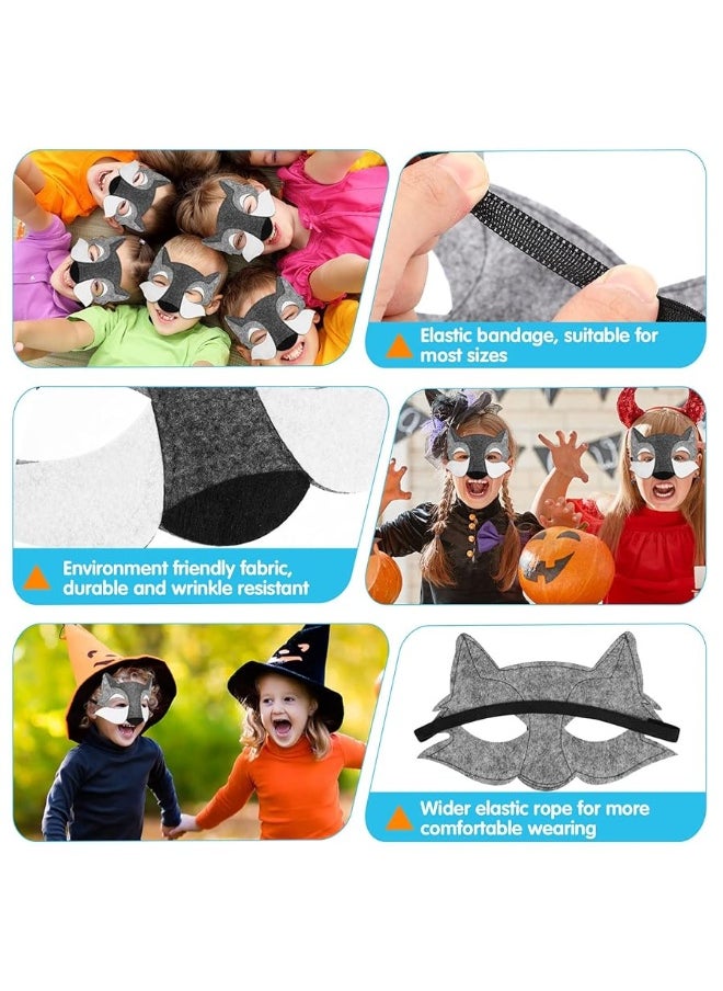 NUOBESTY - 3pcs Cosplay Face Cover Dress up Mask Wolf Mask Cosplay Supplies Cosplay Accessories Wolf Half Face Mask Cosplay Mask Dress up Face Mask - Image 1