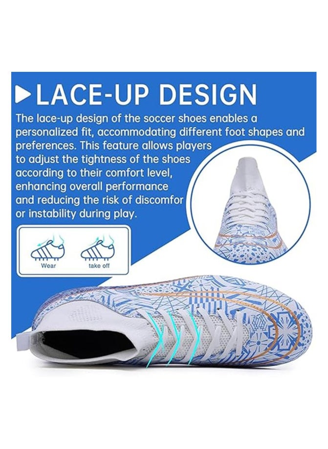 AUTOYSUR Football Boots for Men Women, Unisex-Adult Football Shoes Sneakers, High Ankle Non-Slip Training Sneaker, Athletics Football Soccer Shoes for Youth Students  - Image 5