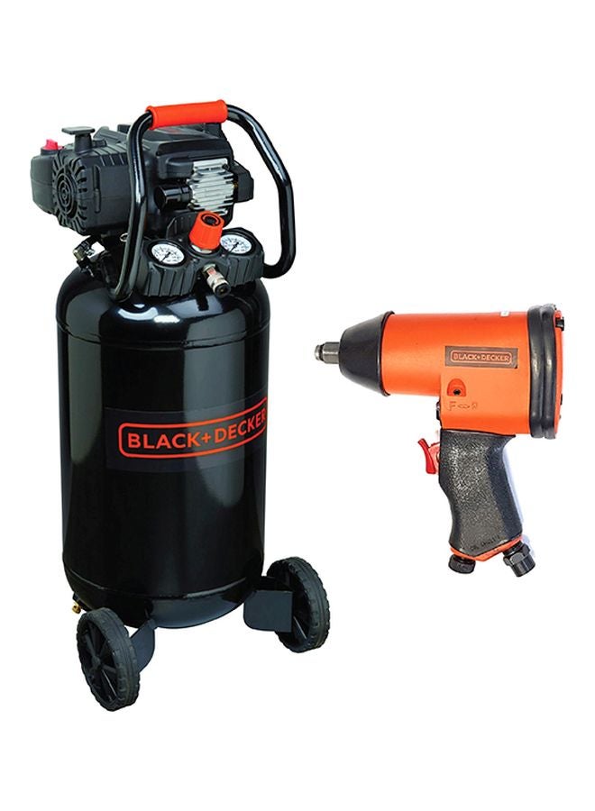 BLACK+DECKER Compressor And Pneumatic Tool Sets Black - Image 1