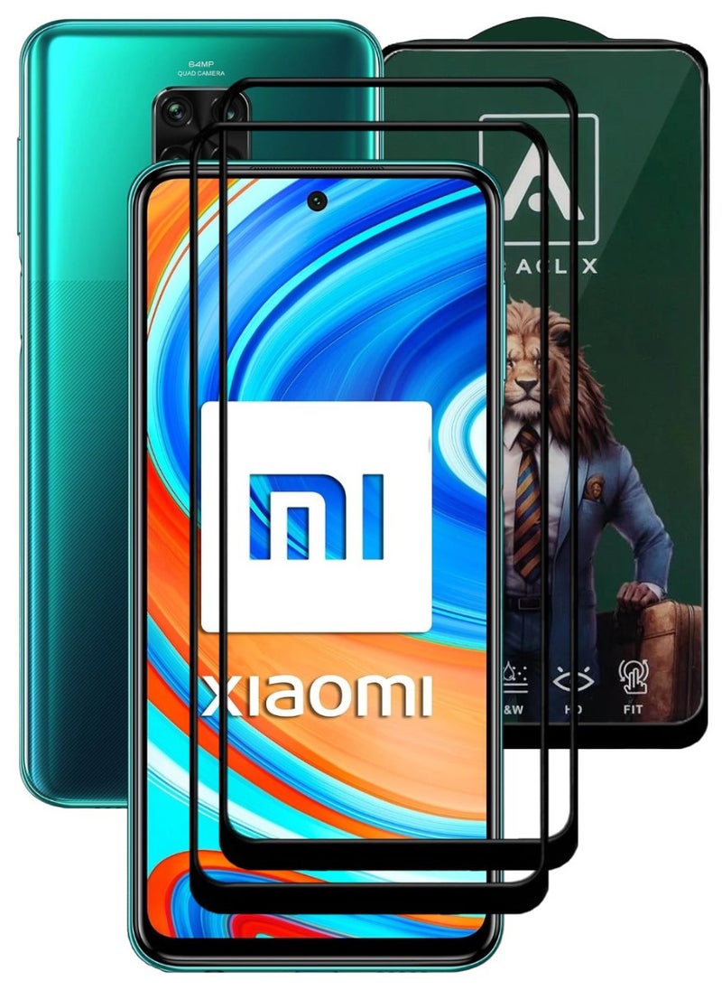 ACLIX 2 Pieces Antistatic ESD Dustproof Premium Quality High Definition Tempered Glass Screen Protector Designed For Xiaomi Redmi Note 9 Pro - Image 1
