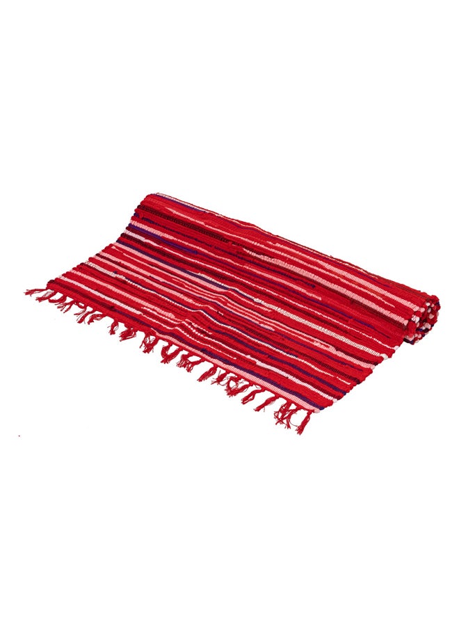 AL SANIDI Cotton floor mat cotton floor cushion Red Size L210*W85 Cm  - Image 4