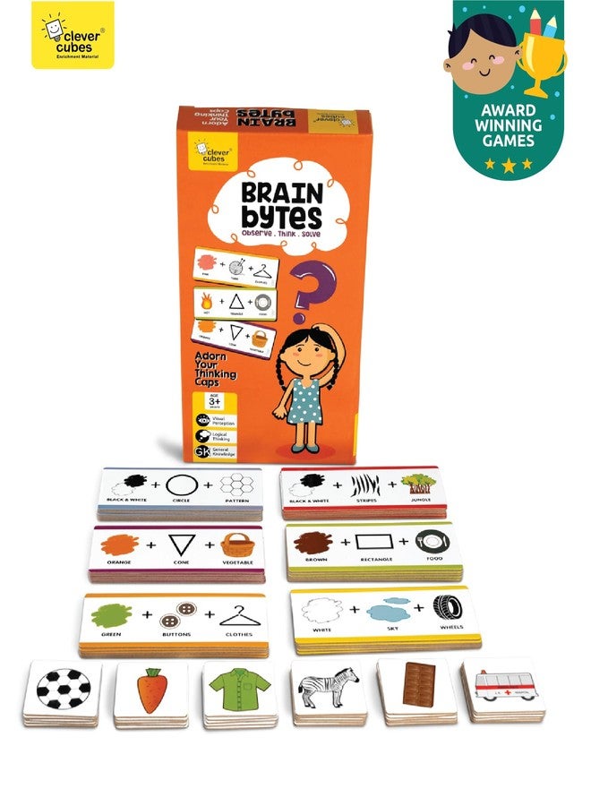 Clever Cubes Brain Bytes | Learning Toys | Educational Games | Toys for Kids 2 to 5 Years | Best Birthday Gift for Boys and Girls | Preschool Educational Activity Toy 3,4,5,6 - Image 2