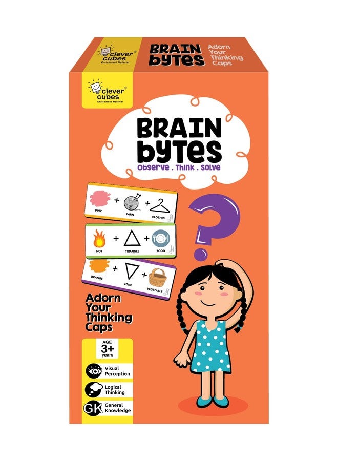 Clever Cubes Brain Bytes | Learning Toys | Educational Games | Toys for Kids 2 to 5 Years | Best Birthday Gift for Boys and Girls | Preschool Educational Activity Toy 3,4,5,6 - Image 1