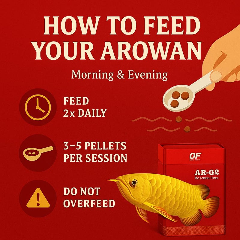 VAYINATO Ocean Free Ar-G2 Pro Arowana Intense Colour Fish Food (Original), 250G|Daily Feed/Floating Type - Image 3