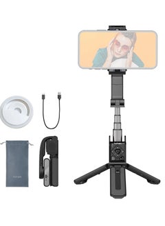 hohem iSteady Q Black 3 in 1 Smartphone Gimbal Stabilizer Selfie Stick Tripod Face Tracking  - Image 1